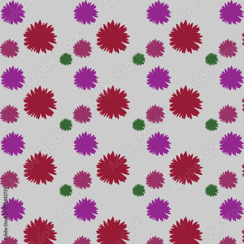 seamless pattern with flowers