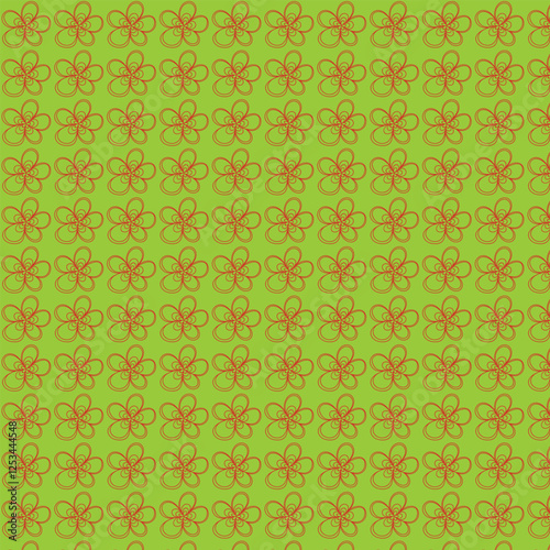 seamless pattern with flowers