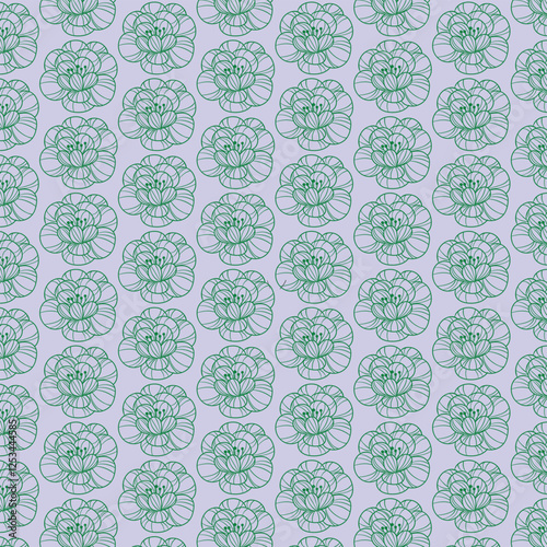 seamless pattern with flowers