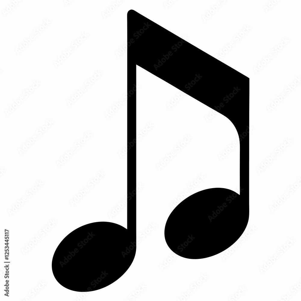 Elegant Music Note Silhouette: Perfect for Branding, Websites, and Music-Related Designs. Elegant Music Note Silhouette: Perfect for Branding, Websites, and Music-Related Designs.