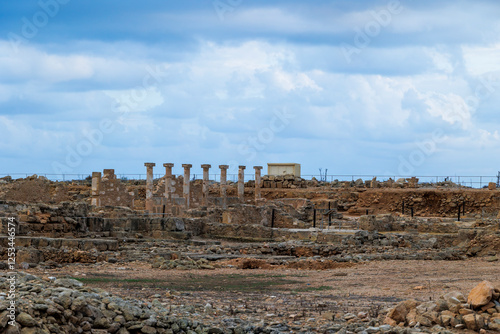 Ancient Ruins in the Archaeological Park of Paphos, Greece, Paphos, 20.11.2024 photo