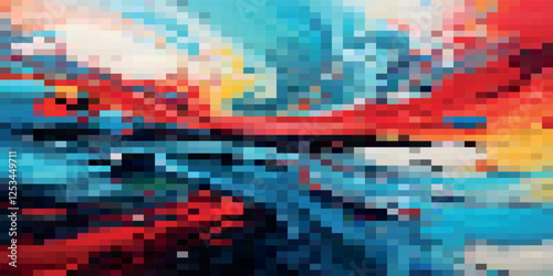 Full frame shot of multi colored abstract background