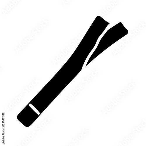 Miswak Stick Silhouette - Vector Art for Ramadan and Muslim Lifestyle Projects