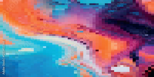 Full frame shot of multi colored abstract background