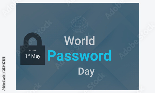 World password day design flyer design.