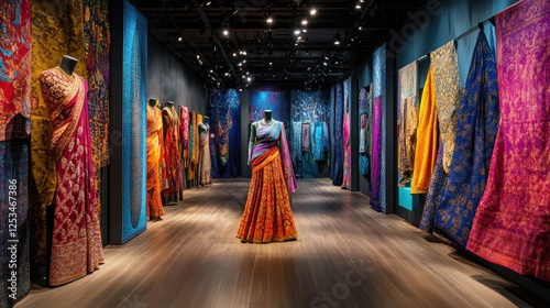 Vibrant Indian Textiles Exhibition: A Kaleidoscope of Colors and Designs