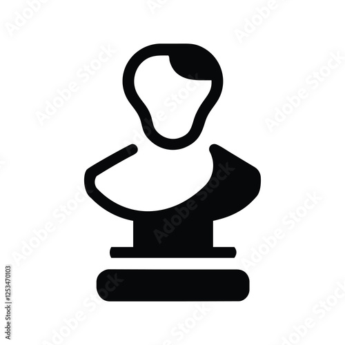 Elegant Marble Sculpture of a Classical Figure  

