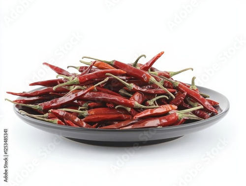 Weight Loss Fat Burning Concept, Vibrant plate of spicy chili peppers and metabolismboosting foods, natural fatburning diet concept photo