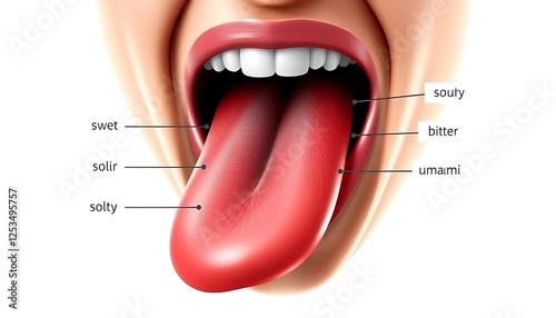 Close-up of a tongue sticking out