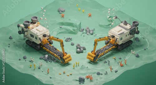 deep sea mining 3D