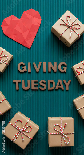 Giving Tuesday: Gifts of Love, Charity, and Generosity. Celebrate with kindness and support causes! photo