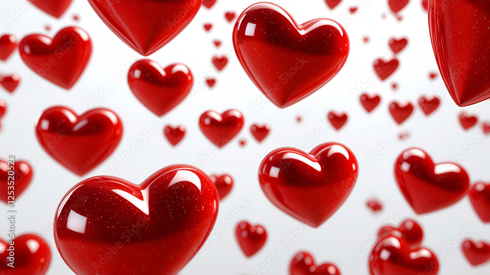 Vibrant red hearts, creating a beautiful, loving pattern, ideal for Valentine Day celebrations. Vibrant red hearts, creating a beautiful, loving pattern, ideal for Valentine Day celebrations.