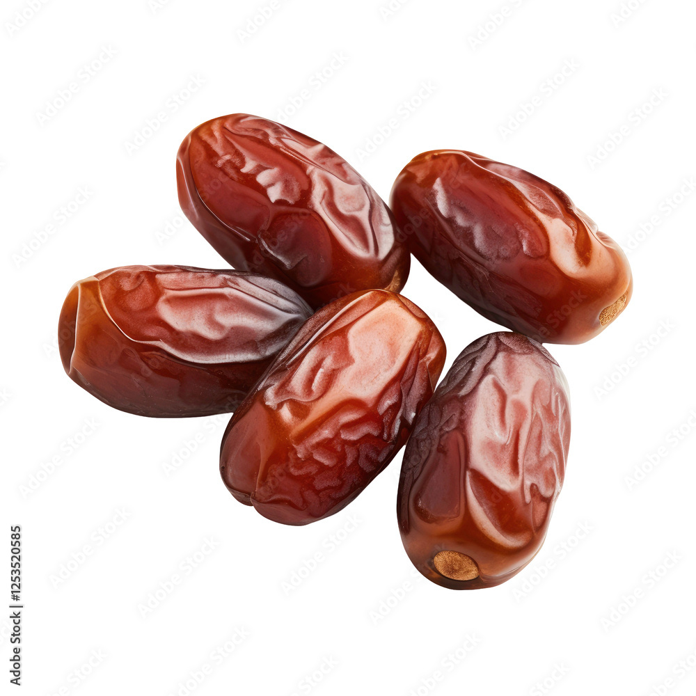 Pile of Dates fruit on Transparent background Pile of Dates fruit on Transparent background