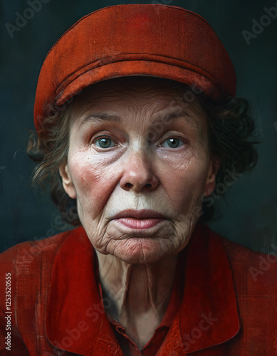 portrait of old woman