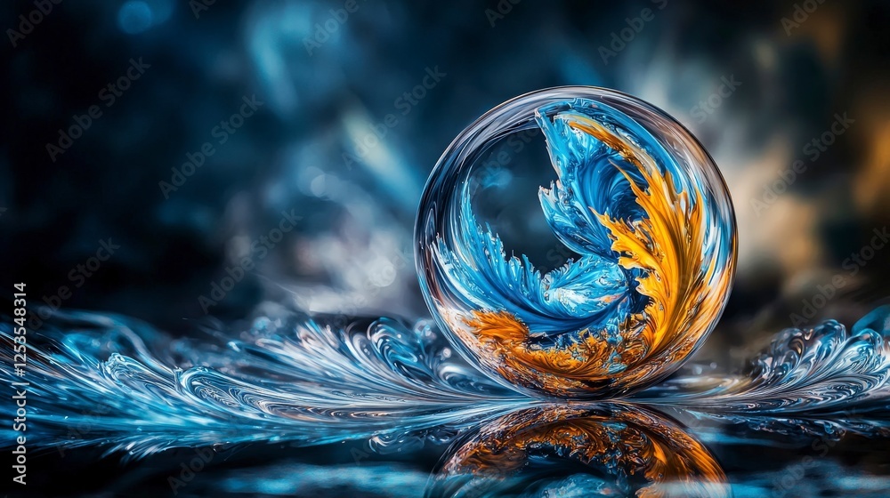 custom made wallpaper toronto digitalDynamic shapes and patterns transforming from balance to imbalance abstract art digital creation surreal environment