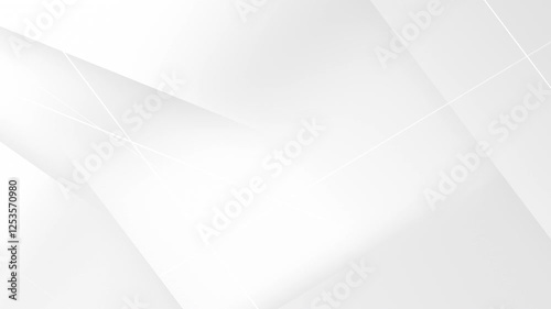 4k White luxury background with grey shadow diagonal stripes. Light elegant animated dynamic abstract BG. Trendy geometric neumorphism. Minimal sale modern backdrop. Deluxe polygon business template 