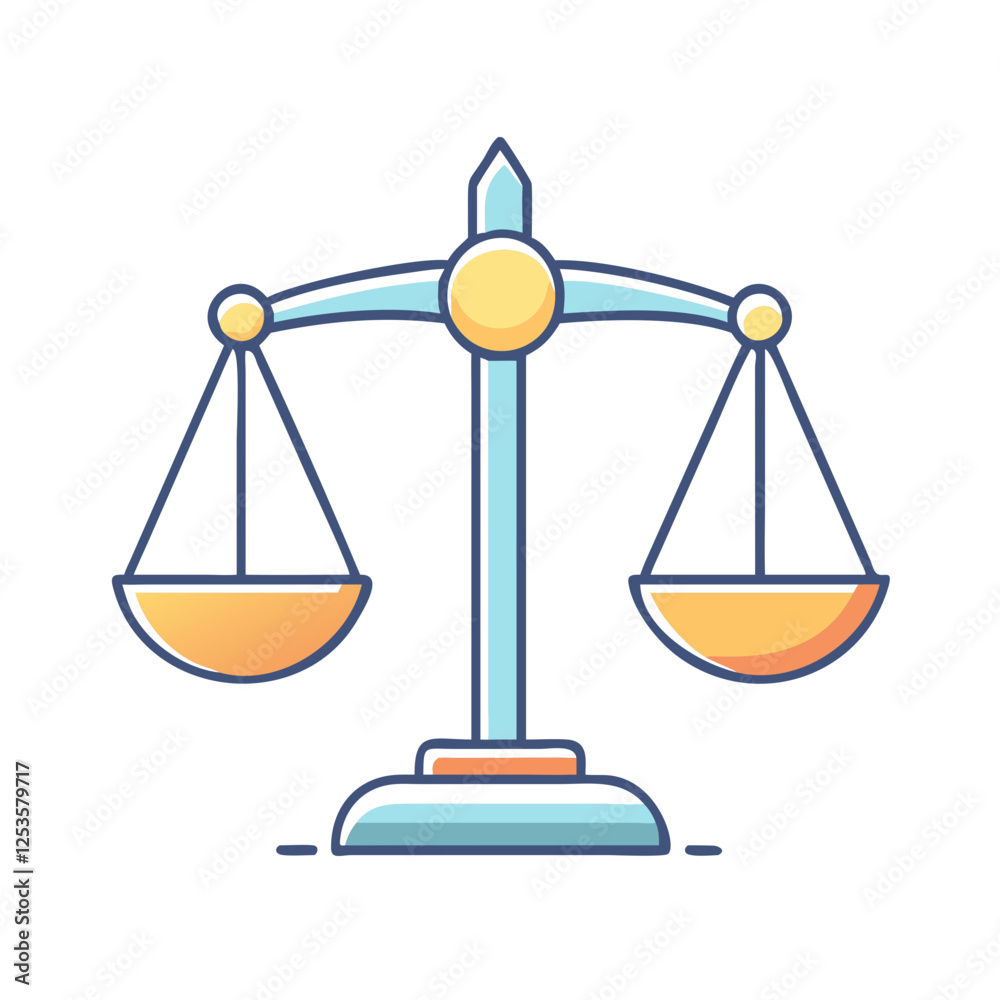 scale of justice fairness icon, scale of justice fairness vector illustration-simple illustration of scale of justice fairness, perfect for scale of justice fairness logos and icons