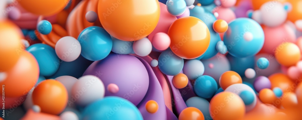 Visualize collaborative brainstorming sessions akin to a Diverse virtual meeting with multinational team members, using vibrant spheres to represent diverse ideas and perspectives This image embodies Visualize collaborative brainstorming sessions akin to a Diverse virtual meeting with multinational team members, using vibrant spheres to represent diverse ideas and perspectives This image embodies