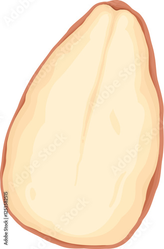 Cartoon seed. Organic raw sunflower seeds, pumpkin seeds and pine nuts, tasty snacks for vegetarian diet flat vector illustration icon. Delicious seed on white