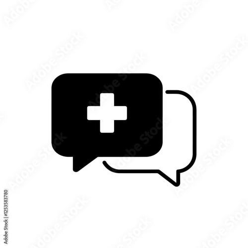 Medical Chat Bubble Icon