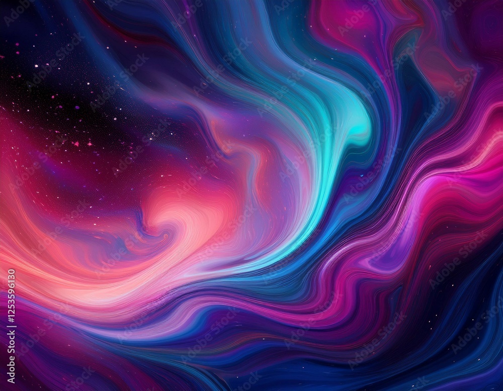 abstract effect wallpaper graphic design of universe galaxy liquid powder