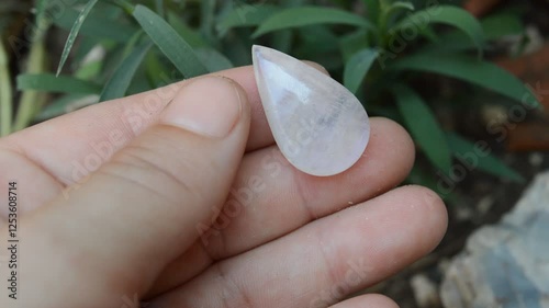 Moonstone specimen mineral on collection