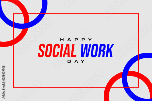 World Social Work Day holiday concept