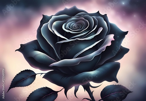 Black Flower Landscape image for you.