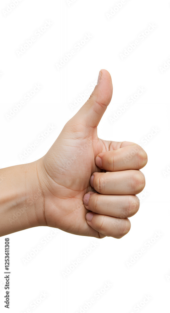 Thumbs Up! Isolated Hand Gesture: Approval, Success, and Positivity in High Resolution Thumbs Up! Isolated Hand Gesture: Approval, Success, and Positivity in High Resolution
