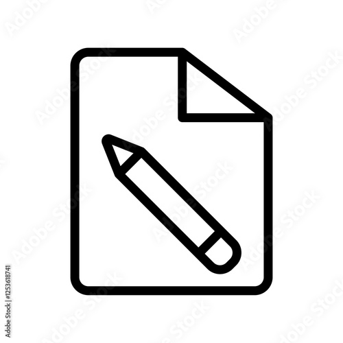 file edit vector icon