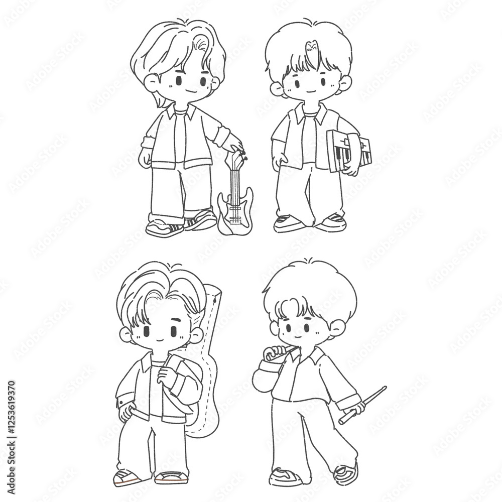 coloring book cartoon character, chibi outline, chibi lineart, learn to sketch chibi coloring book cartoon character, chibi outline, chibi lineart, learn to sketch chibi