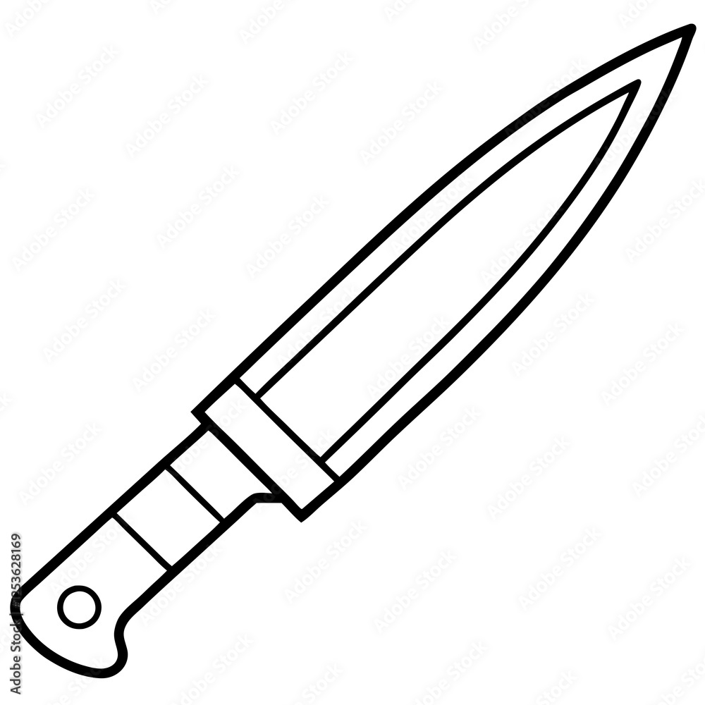 Sharp Blade Line Art Vector Design Sharp Blade Line Art Vector Design