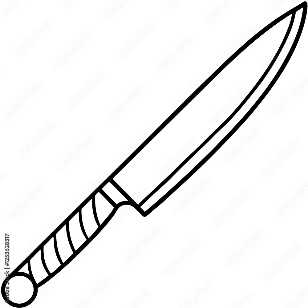 Sharp Blade Line Art Vector Design Sharp Blade Line Art Vector Design