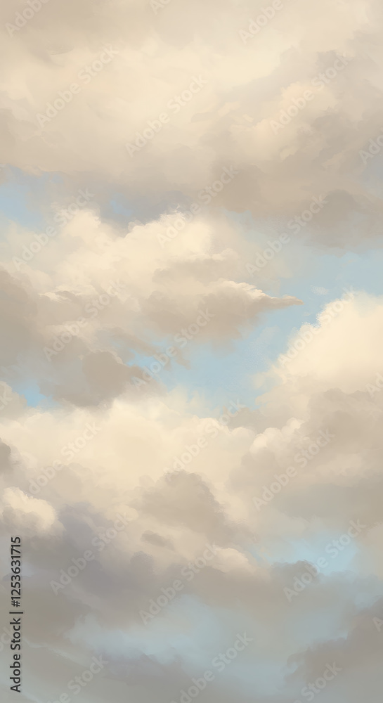 Dreamy Sky: Soft Clouds in Ethereal Light - Artistic Sky Painting, Gentle Hues, Serene Atmosphere, Sky Wallpaper, Cloudscape Art Dreamy Sky: Soft Clouds in Ethereal Light - Artistic Sky Painting, Gentle Hues, Serene Atmosphere, Sky Wallpaper, Cloudscape Art
