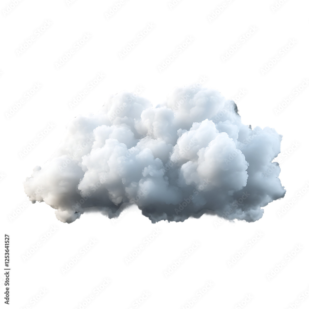 White cloud on a transparent background. White cloud on a transparent background.
