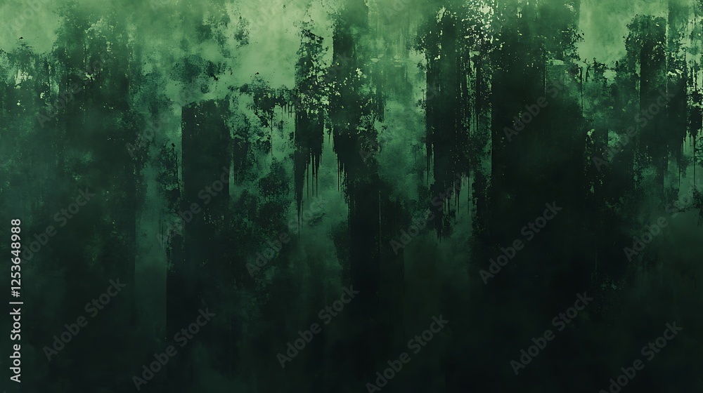 Mysterious swamp, misty trees, dark mood, background, horror Mysterious swamp, misty trees, dark mood, background, horror