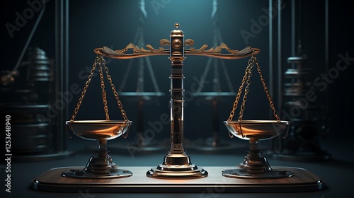 A balance scale showing the ethics of AI versus technology benefits.