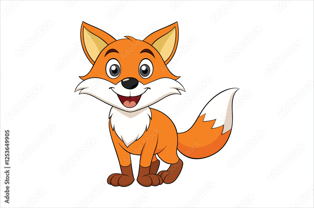 Obraz premium fox vector, icon vector illustration, fox silhouette of a fox isolated on a white background, eps, png, svg, vector,