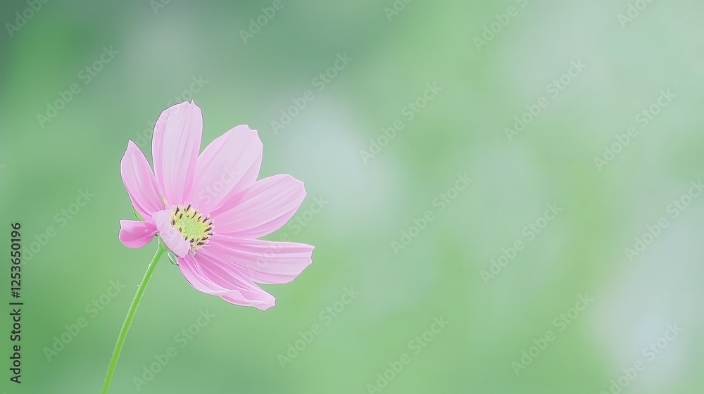 Vibrant pink flower blossom in lush green garden, a closeup view of nature's beauty Vibrant pink flower blossom in lush green garden, a closeup view of nature's beauty