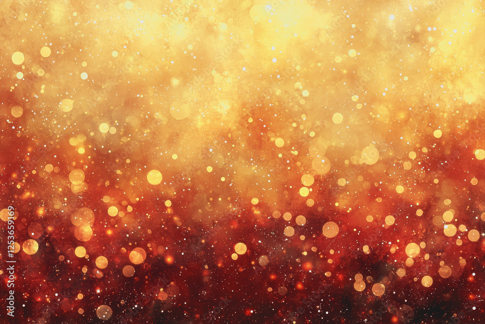 Red and yellow background with small circles in abstract design for modern art concepts Red and yellow background with small circles in abstract design for modern art concepts