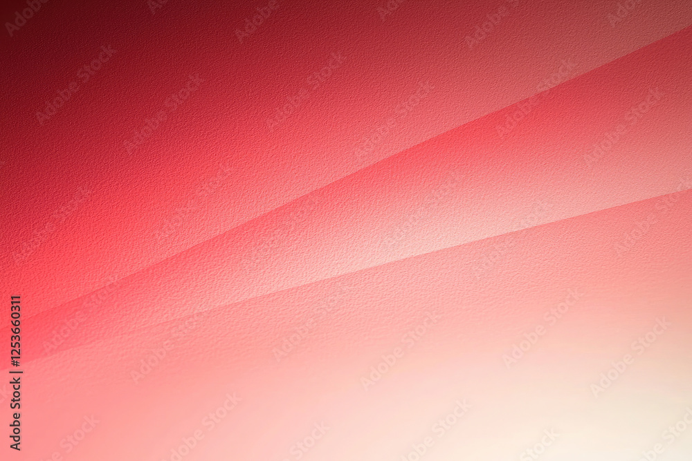 Obraz premium Abstract geometric shapes, vibrant pink gradient, soft light rays, minimalist design, smooth texture, diagonal lines, ombre effect, modern art, digital illustration, subtle shading, clean composition