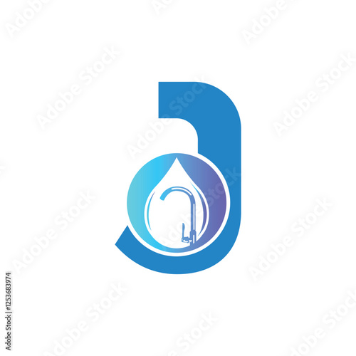 Letter J logo, J logo, AI logo set, Professional plumbing logo design, clean and modern. Ideal for plumbing services, water repair, pipe fitting, maintenance, and home service branding.
