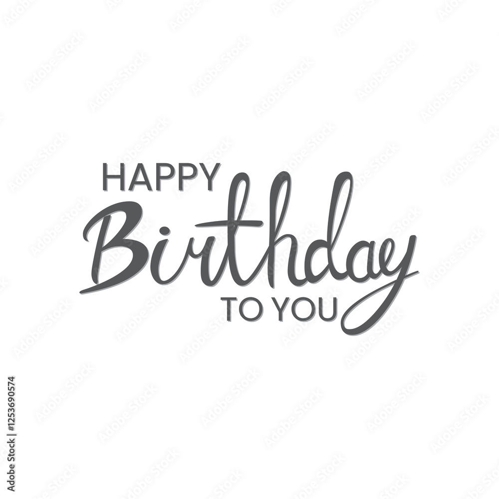 Beautiful Happy Birthday text vector, Happy Birthday text template, Happy Birthday to You Logo Design, Handwritten Happy Birthday Beautiful Happy Birthday text vector, Happy Birthday text template, Happy Birthday to You Logo Design, Handwritten Happy Birthday
