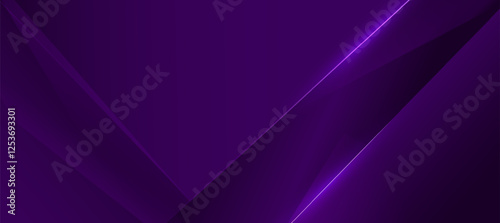Modern abstract background, Polygon elegant purple background vector for presentation business banner or web background EPS 10