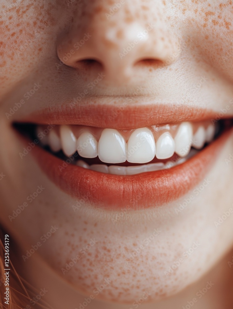 Obraz premium Bokeh Effect: Luxury Cosmetic Dentistry & Facial Rejuvenation