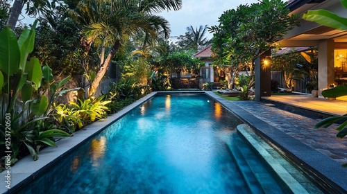 Wallpaper Mural swimming pool in the hotel Torontodigital.ca