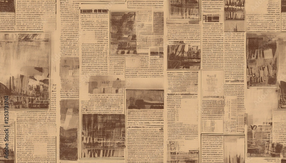 Obraz premium newspaper with old grunge vintage paper texture background graphic resource