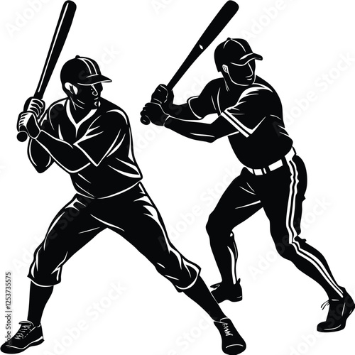 baseball player silhouette