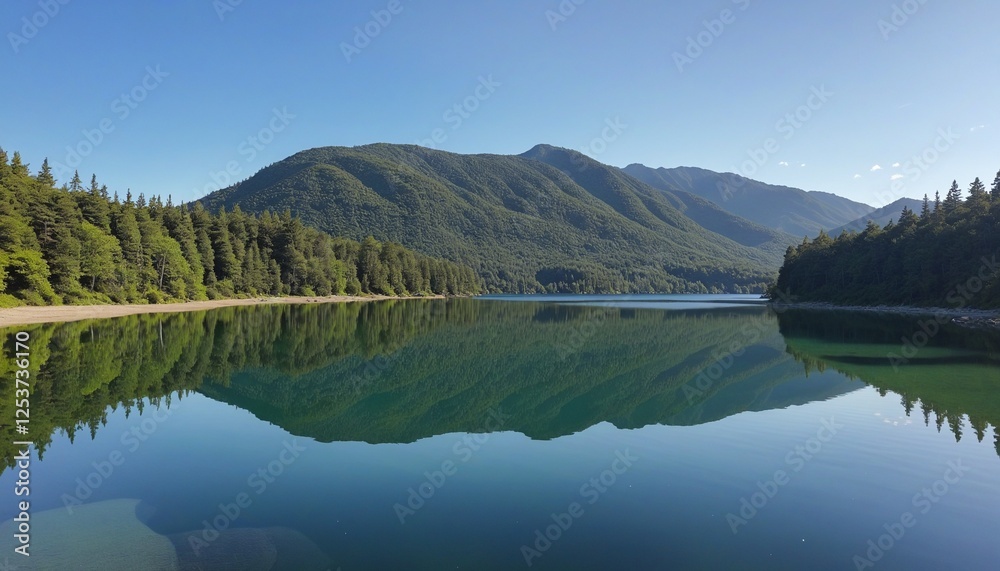 Tranquil Waters Mirroring the Azure Skies Tranquil Waters Mirroring the Azure Skies