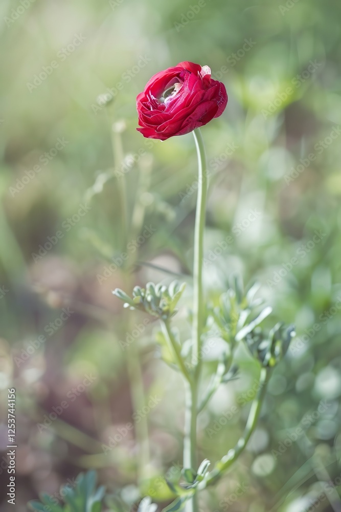 Obraz premium red rose in the garden